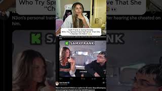 Sam Frank suing people who try spread fake narrative that she “cheated on N3on”😲👀#samfrank