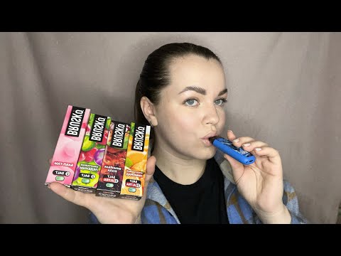 АСМР ”Паровая терапия, обзор на Brusko Minican 3” 🚭❤️💨.