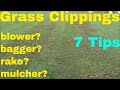 How to Deal with Grass Clippings in The Lawn