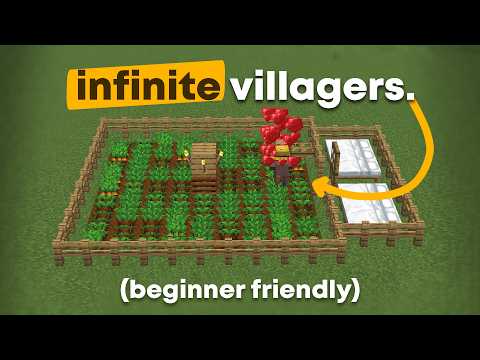 EASIEST Minecraft Villager Breeder | INFINITE Villagers Minecraft 26.1+ (Java)