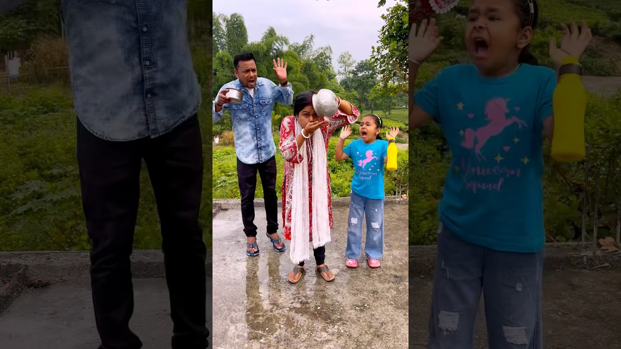 Dekho mammi kaise pani piti hai 😝comedy video #shortsyoutube #reels #tranding #shorts #viral
