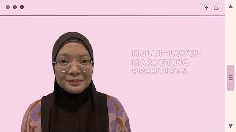 INDIVIDUAL ASSIGNMENT ISB542 - MLM BUSINESS PRACTICES