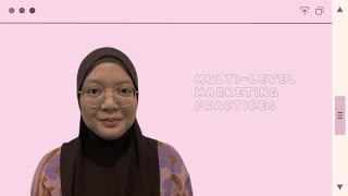 INDIVIDUAL ASSIGNMENT ISB542 - MLM BUSINESS PRACTICES