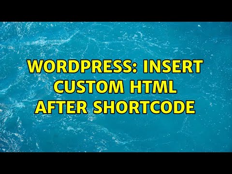 Wordpress: Insert Custom HTML After Shortcode (2 Solutions!!)