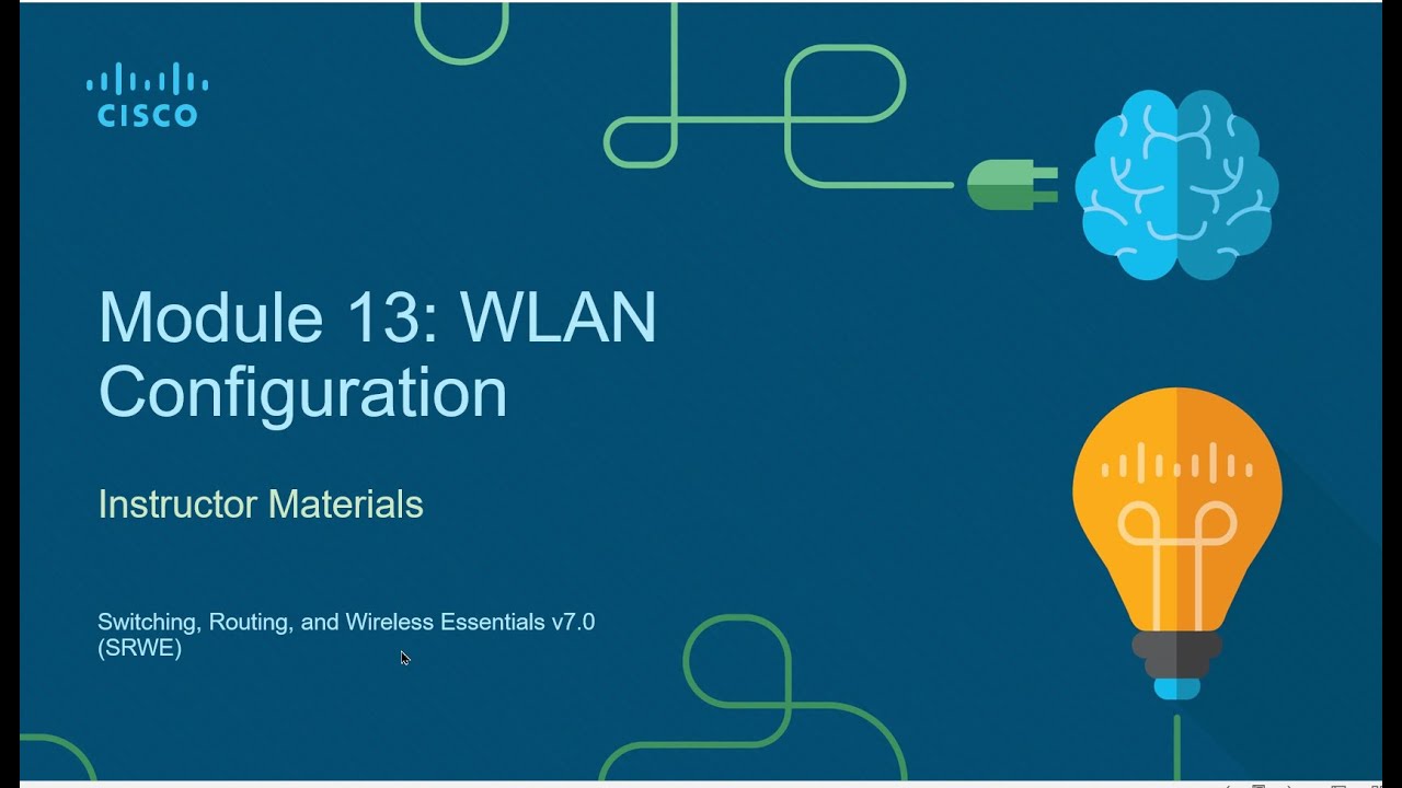 Module 13 : WLAN configuration - YouTube