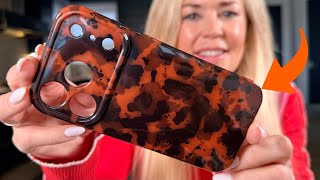 Celebrity Chic Tortoiseshell Case for Stylish iPhone Protection Wealth