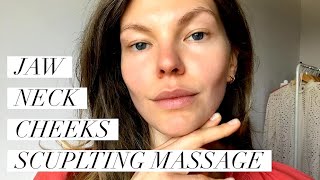 JAW, CHEEK & NECK SCULPTING FACE MASSAGE