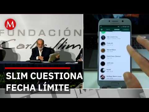 Carlos Slim asks to review deadline for mandatory phone line registration in Mexico