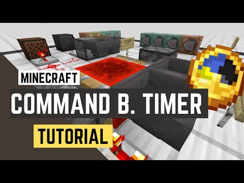 How to build a TIMER using Command Blocks in MINECRAFT?