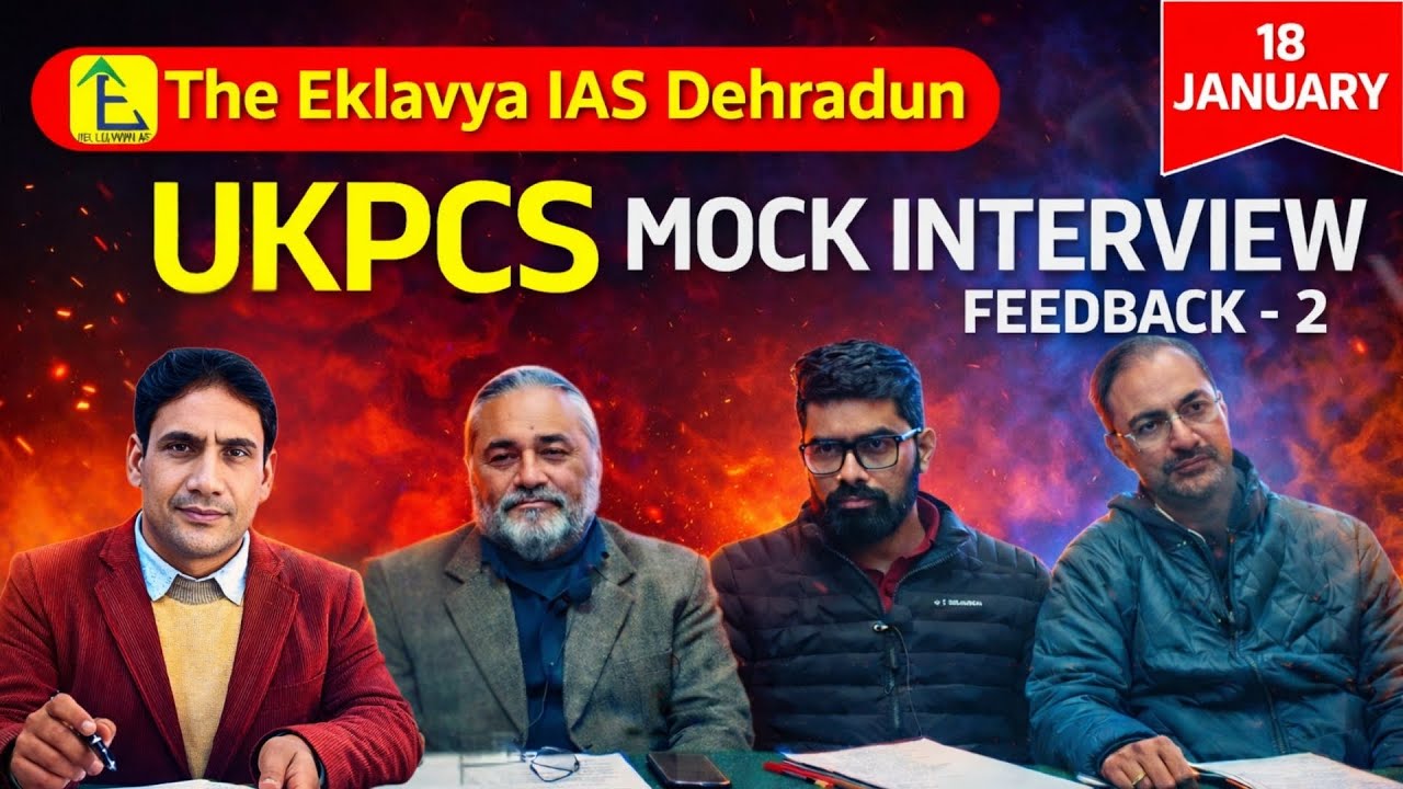 Uttarakhand PCS Mock Interview Feedback Session | 18 January 2026 | The Eklavya IAS Dehradun