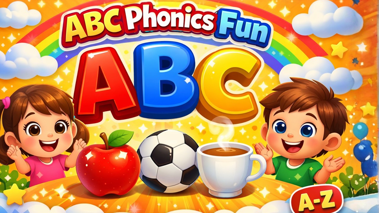 ABC Phonics Song A to Z 🍎 | Fun Alphabet Song for Kids | Learn Daily ...