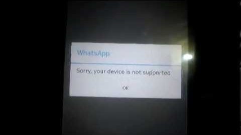 [ SOLVED ] Whatsapp Error On Nokia XL Device is Not Supported