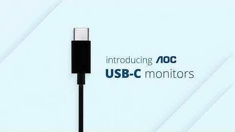 How AOC USB-C monitors improve the way you work