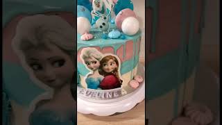 La reine des neiges cake design