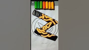 "Pumpkin 🎃" in neon style🤩 ✨(#shorts )