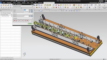 NX Progressive Die Wizard (PDW) : STEP 11 - Motion Simulation & Bill of Material