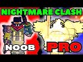 I went NOOB to PRO in NIGHTMARE CLASH (Roblox)