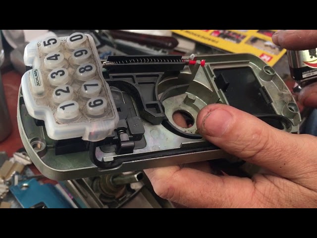 What's Inside: Schlage Push Button Lock FE595 