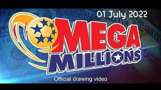 Mega Millions draw from July 01, 2022 | Winning Number 01/07/2022 |Tuesday Draw | Tonight Result