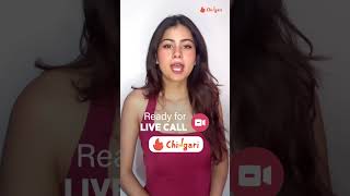One on one video call #realconversations await #chingari #livevideocall #chingarilive