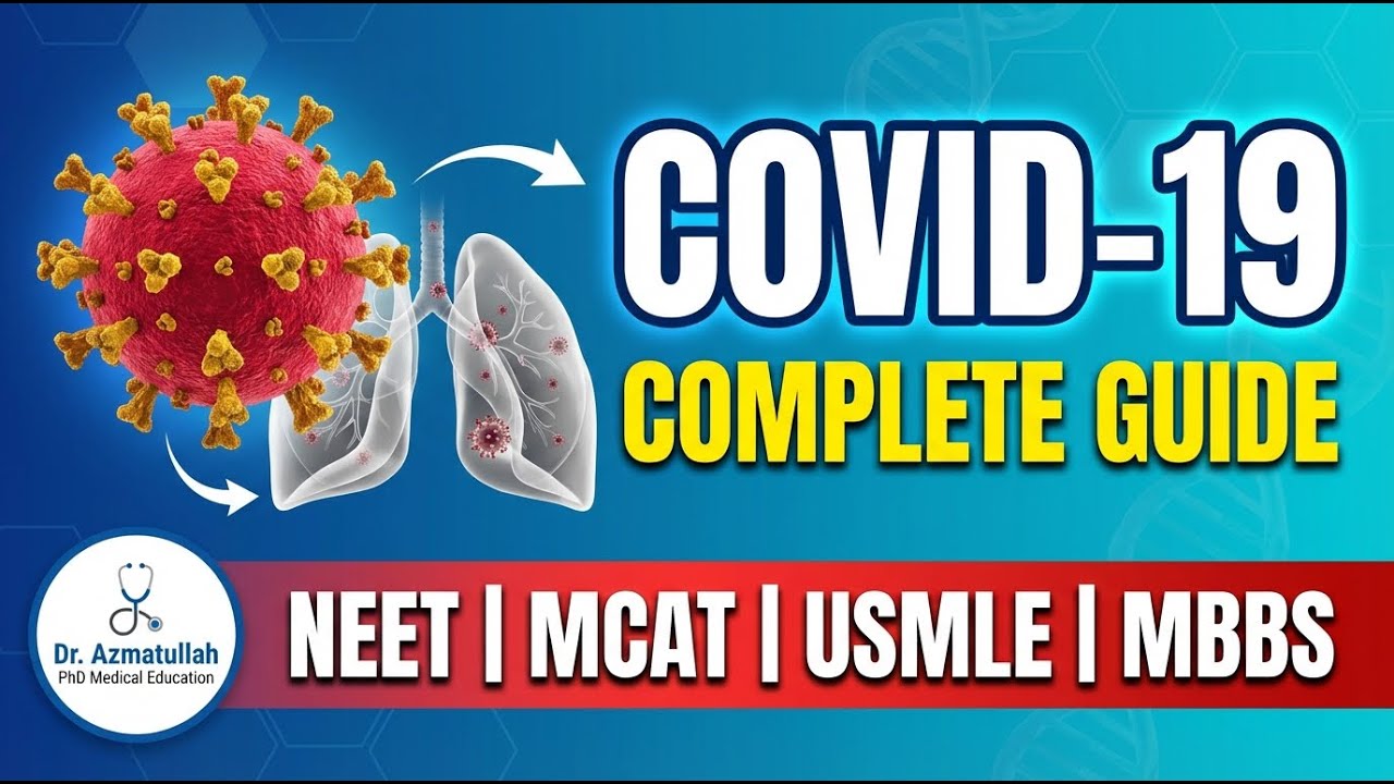 COVID-19 Complete Guide | SARS-CoV-2 for NEET MCAT USMLE MBBS