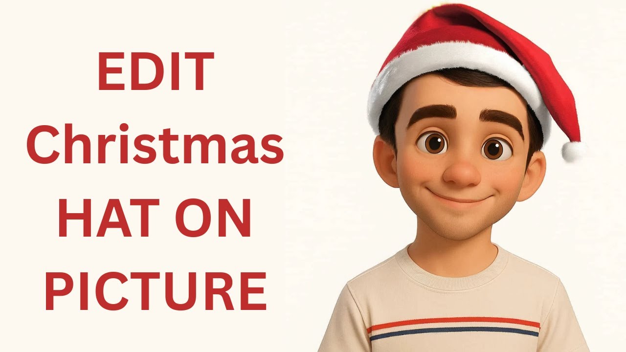 How To Edit Christmas Hat On Profile Pic