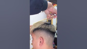 Cách cắt chia phần thóp mohican
