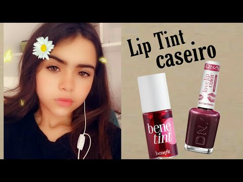 COMO FAZER LIP TINT CASEIRO COM APENAS 2 REAIS