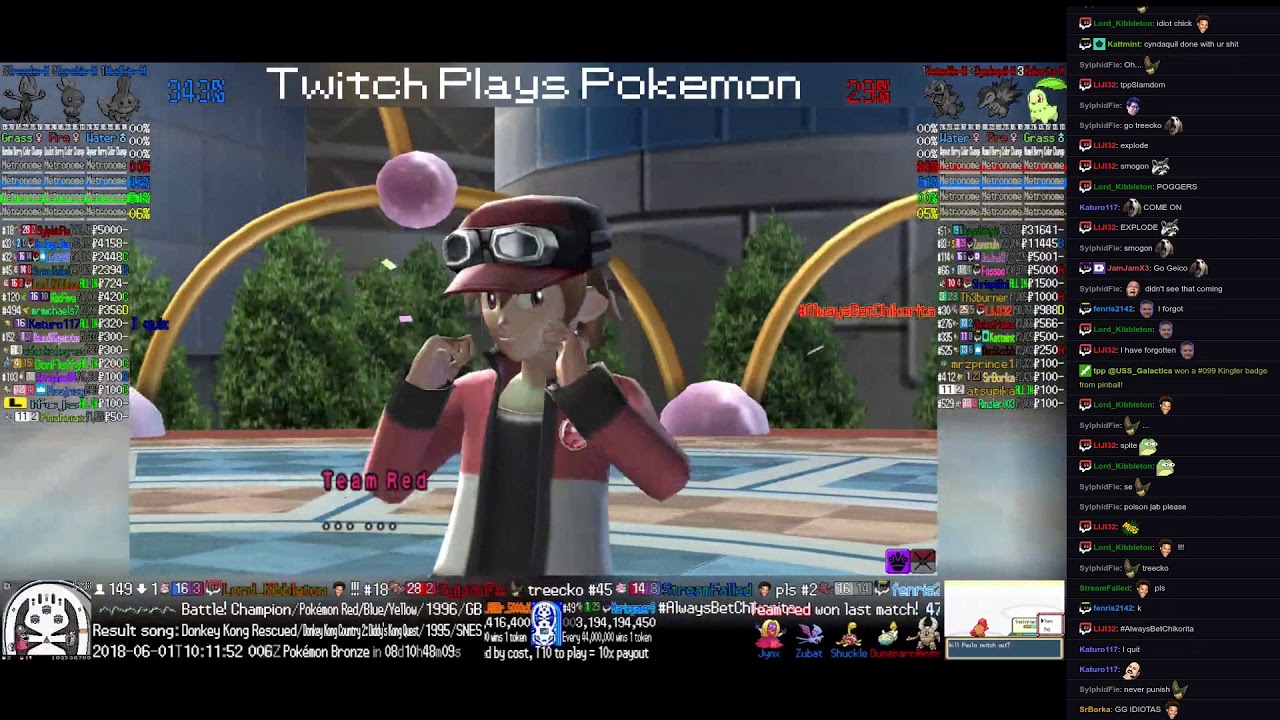 Twitch Plays Pokémon Battle Revolution - Matches 