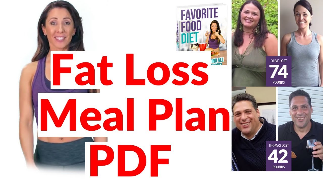 Fat Loss Meal Plan PDF YouTube