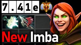 This Windranger Carry Build Dominates! Mjollnir & Hurricane Pike | 7.41e #dota2