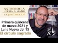 El círculo sagrado. La astrología de la primera mitad de marzo 2021 y la Luna Nueva del 13 de marzo.