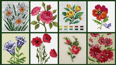 #1 Most Beautiful and Unique New Cross Stitch Patterns For Everything #CrossStitchDesign#Trend