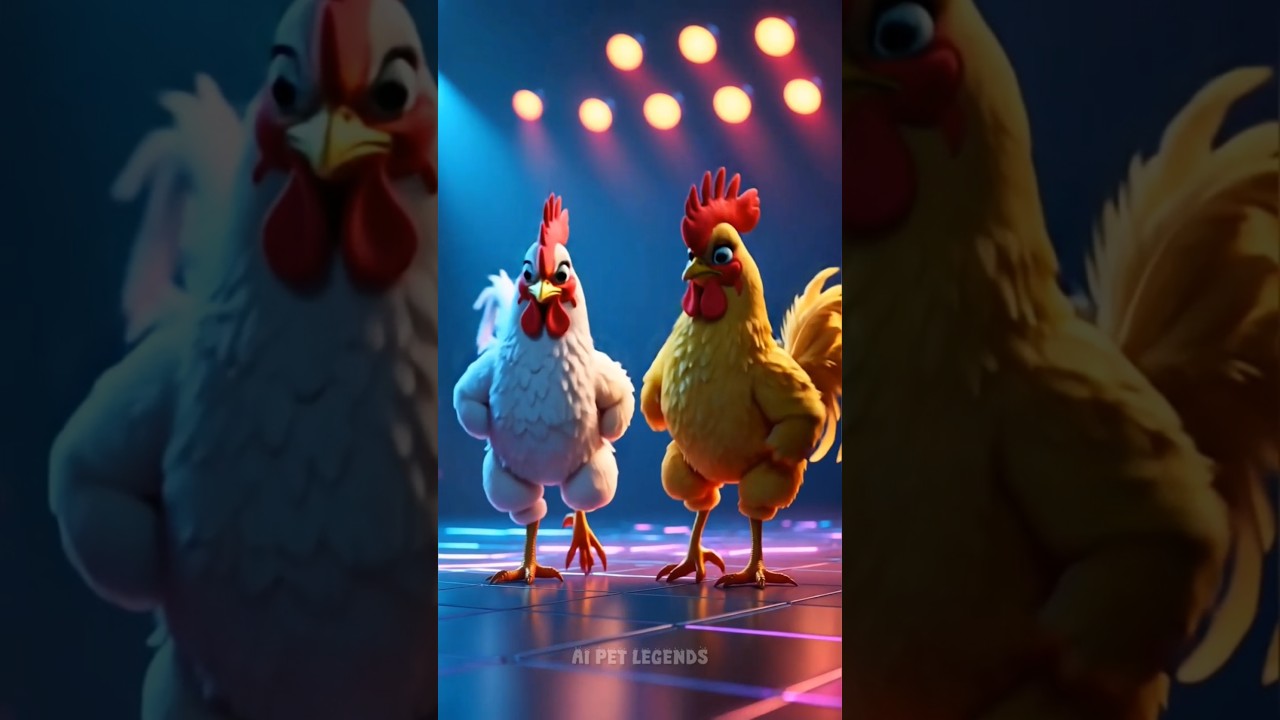 Epic Chicken Dance Battle 🐔🔥 | Funny Rooster Moves 