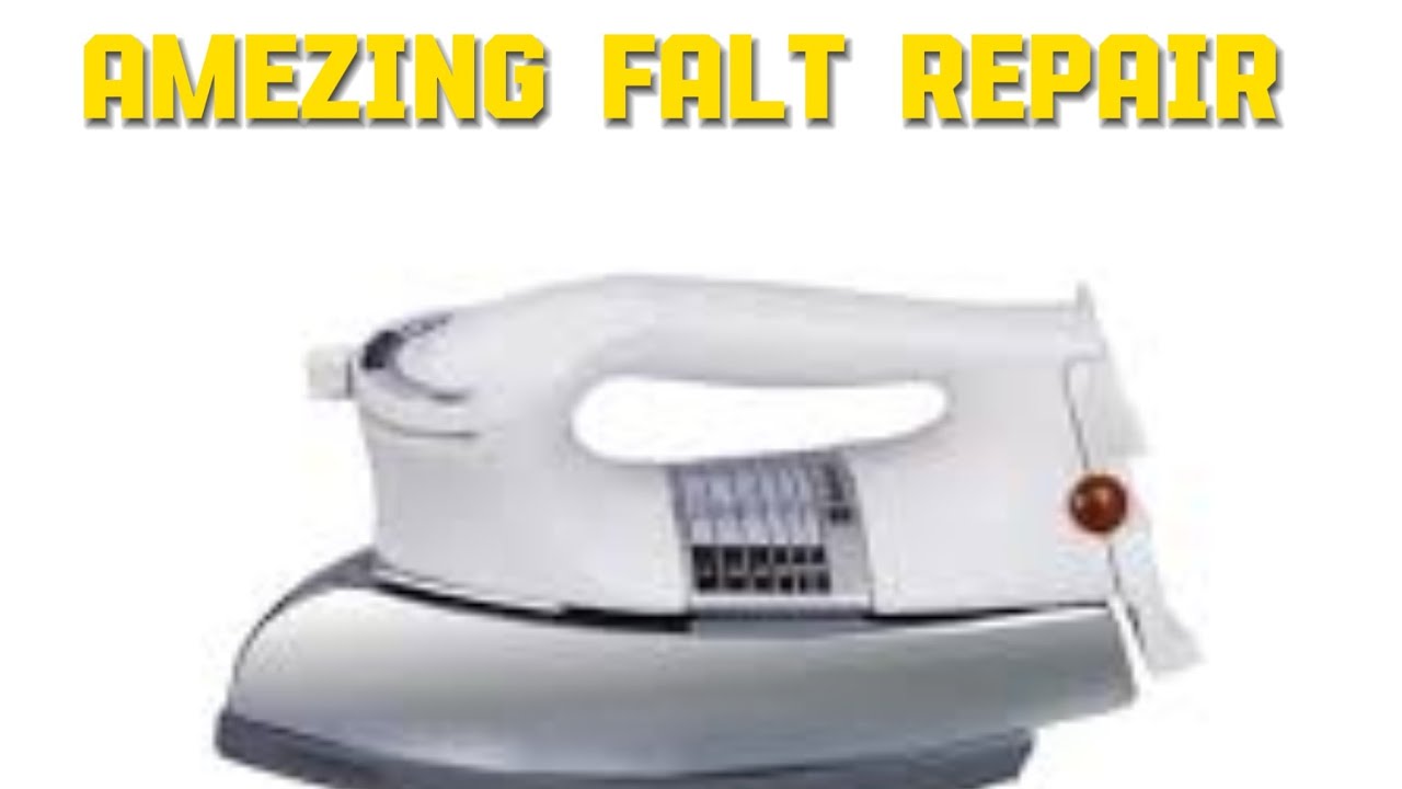 How to Repair  national Dressing iron power wire under cover falt  sieres check and making Eazy