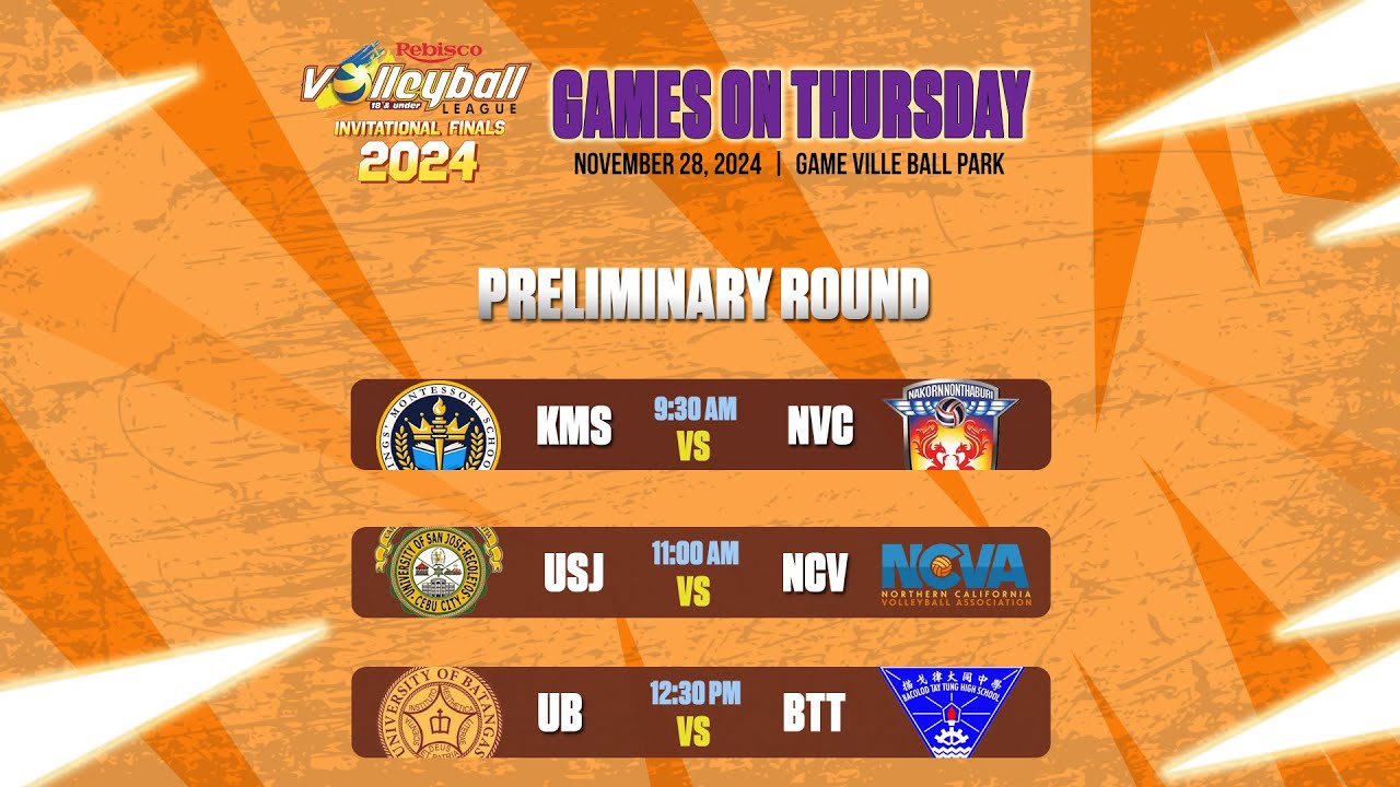 Rebisco Volleyball 18 and Under League 2024 Invitational Finals (Day 2)