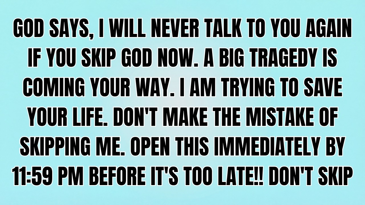 🔴GOD SAYS, THIS IS YOUR LAST TEST. A HUGE AMOUNT OF MONEY HAS BEEN SENT FOR YOU, DON'T SKIP THIS..