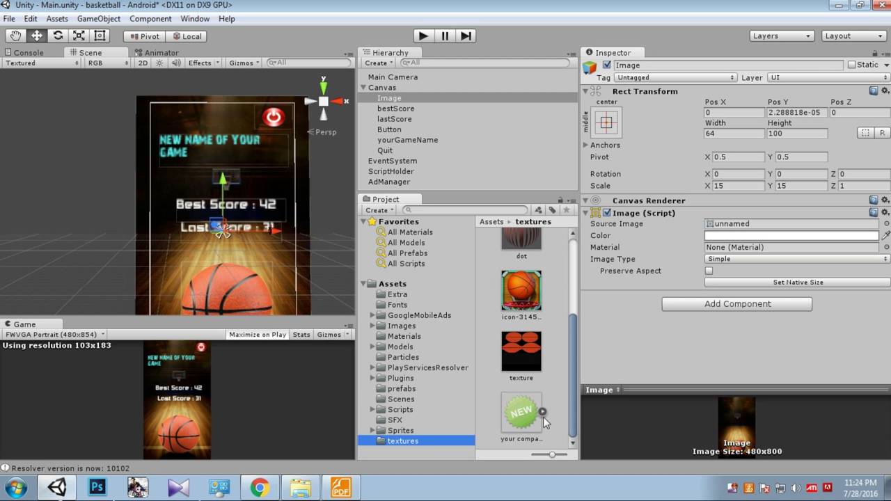 Basketball 3D Customizing the game YouTube