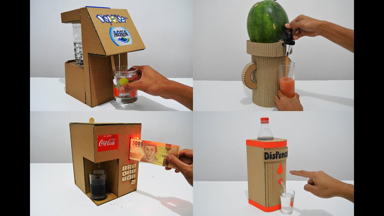 WOW!5 DISPENSER UNIK BERFAEDAH YANG BISA KALIAN BUAT DARI KARDUS