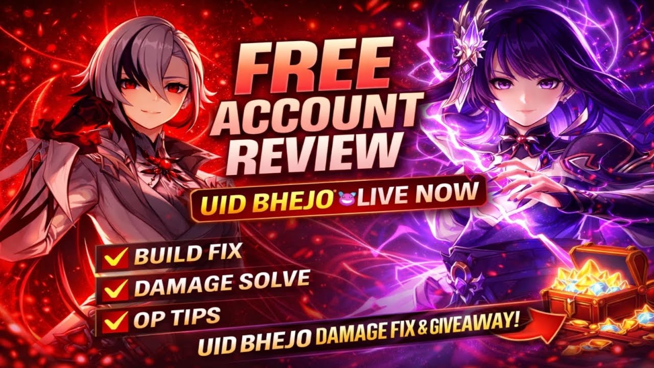 Genshin Impact ID Review LIVE 🔥 Let’s Fix Your Build & Boost Your DPS ! Fix Your Damage Today!