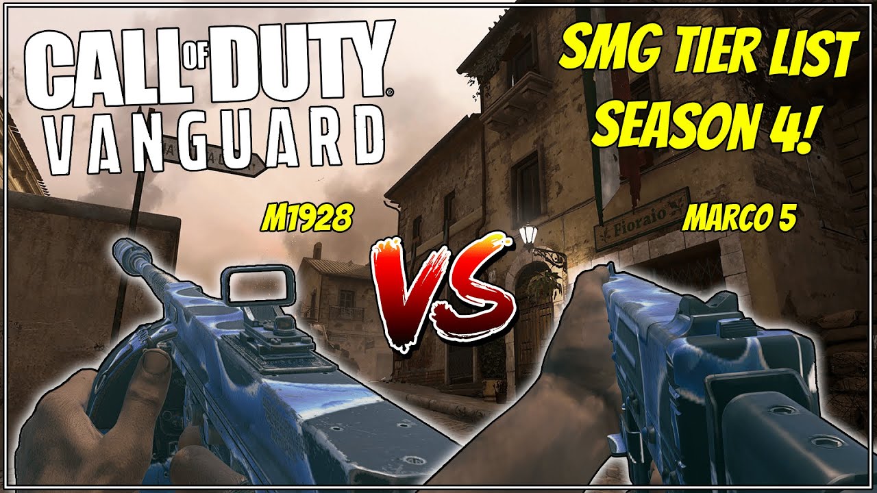 Ranking the Vanguard SMGs In Season 4 Update! Vanguard SMG Tier List