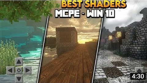 top 4 new realistic shaders for 1.16.40+(no lag)