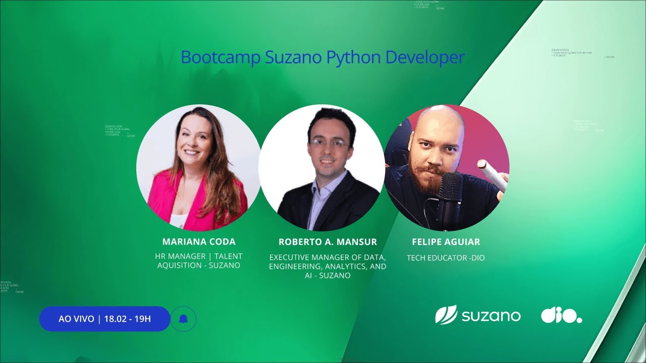 Lançamento Bootcamp Suzano - Python Developer - YouTube