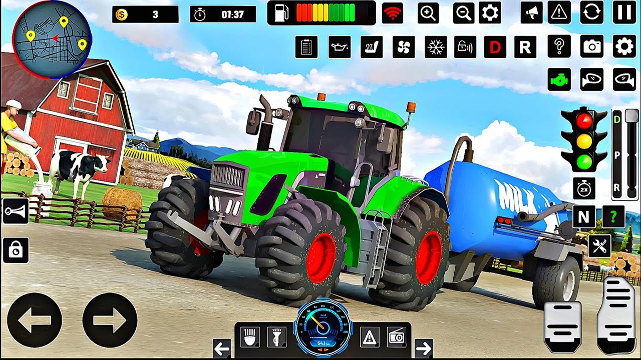 Tractor Farming Challenge: Indian Tractor Adventure 🎯🎮