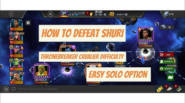 how to defeat Shuri Thronebreaker Cavalier Difficulty, please subscribe
