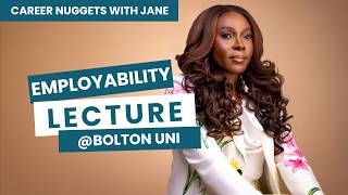 Employability lecture at University of Bolton screenshot 5