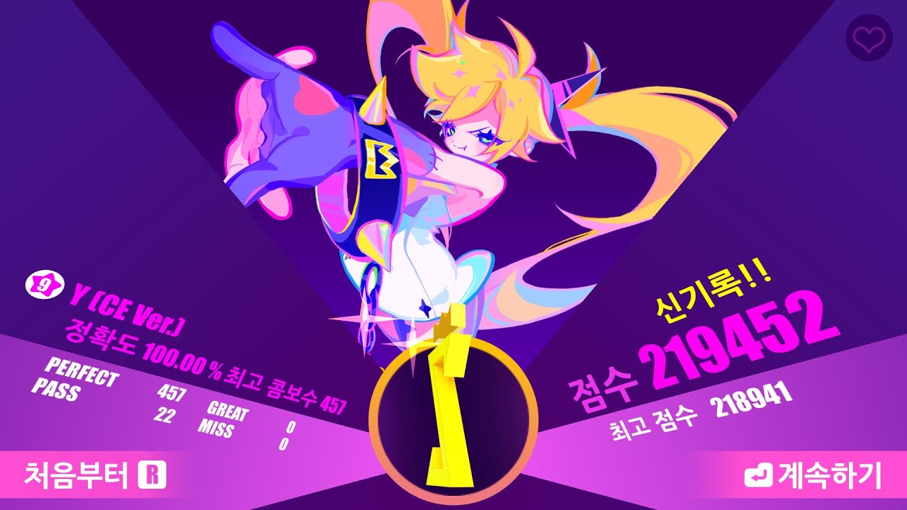 Muse Dash】 Y [CE Ver.] (MASTER ☆9) 100% AP - YouTube