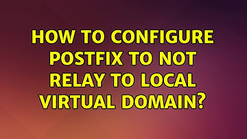 How to configure postfix to not relay to local virtual domain?