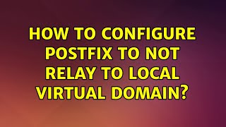 Celebrity How to configure postfix to not relay to local virtual domain? Net Worth