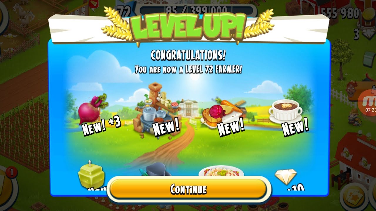 Hay Day Level Up 72 YouTube